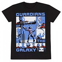 [해외]HEROES Guardians Of The Galaxy Vol 3 Shape 반팔 티셔츠 140364460 Black