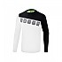 [해외]ERIMA Training Top 5-C 긴팔 티셔츠 3138486978 White / Black / Dark Grey