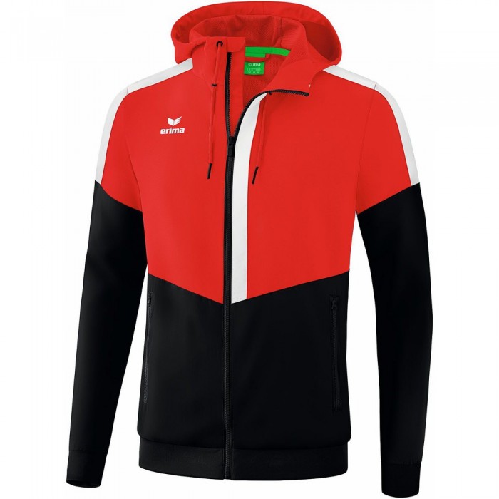 [해외]ERIMA Tracktop Squad 자켓 3138487410 Red / Black / White