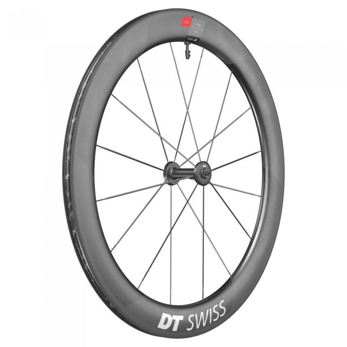 [해외]디티스위스 ARC 1100 Dicut 62 Tubeless 도로 자전거 앞바퀴 1138060441 Black