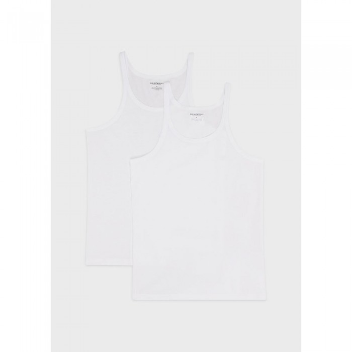 [해외]EMPORIO 아르마니 111612 민소매 티셔츠 2 단위 140343562 White / White