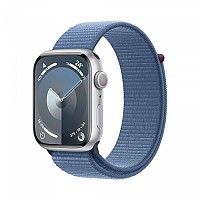 [해외]APPLE Series 9 GPS Loop 45 mm watch 1140371225 Silver / Winter Blue