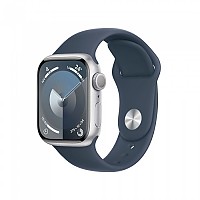 [해외]APPLE Series 9 GPS Sport 41 mm watch 1140371230 Silver / Blue