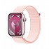 [해외]APPLE Series 9 GPS Sport Loop 45 mm watch 1140371234 Pink Light