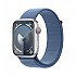 [해외]APPLE Watch Series 9 GPS+Cellular Loop 45 mm 1140371251 Silver / Winter Blue