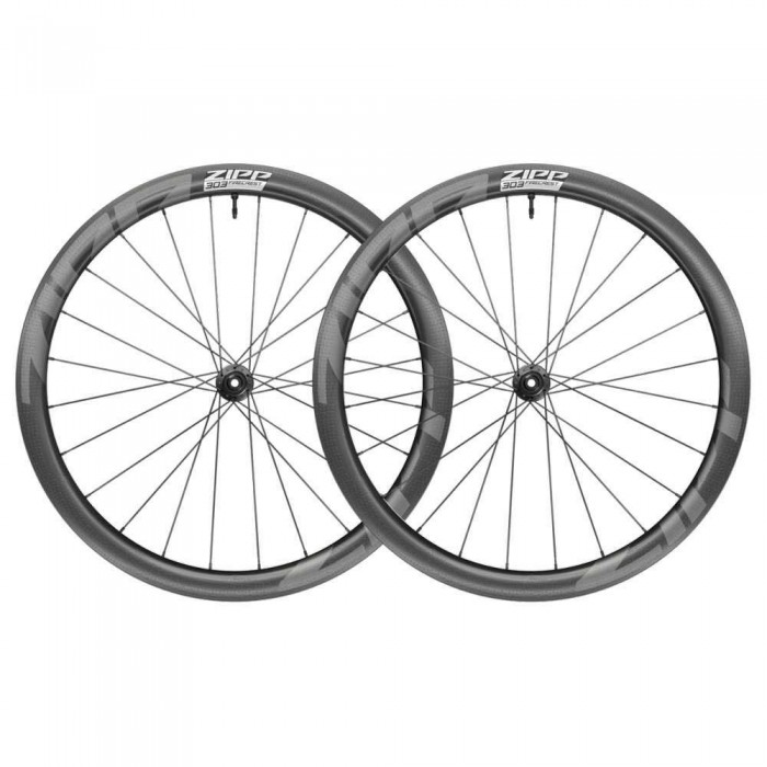 [해외]ZIPP 303 Firecrest CL Disc Tubeless 도로용 휠 세트 1140277821 Black / Grey