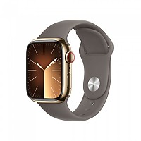 [해외]APPLE Series 9 GPS+Cellular 41 mm watch 7140371236 Gold / Steel Clay