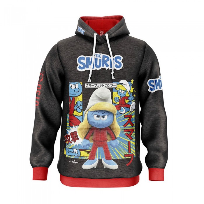 [해외]OTSO Smurfs Manga 후드티 6140419508 Black