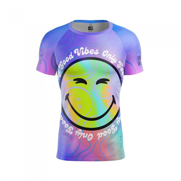 [해외]OTSO Smileyworld Vibes 반팔 티셔츠 6140419502 Multicolour