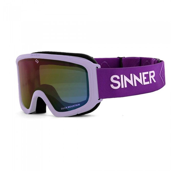 [해외]SINNER Duck Mountain 스키 고글 4140316815 Matte Light Purple