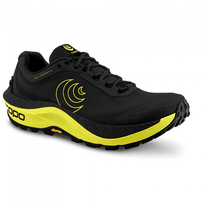 [해외]TOPO ATHLETIC MTN Racer 3 트레일 러닝화 4140363250 Black / Lime