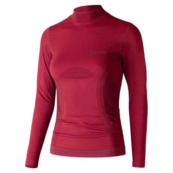 [해외]LENZ Merino 6.0 터틀 Neck 긴팔 베이스 레이어 4140234693 Darkred