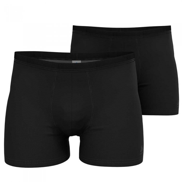 [해외]오들로 액티브 F-Dry Light Eco Sports 복서 브리프 2 단위 4140363179 Black