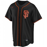 [해외]나이키 San Francisco Giants Official Replica Alternate 반팔 티셔츠 3138594511 Pro Black