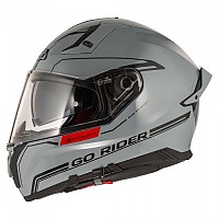 [해외]NZI 풀페이스 헬멧 Go Rider Stream Solid 9139942643 Nouveau Grey