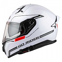[해외]NZI 풀페이스 헬멧 Go Rider Stream Solid 9139942644 Nouveau White