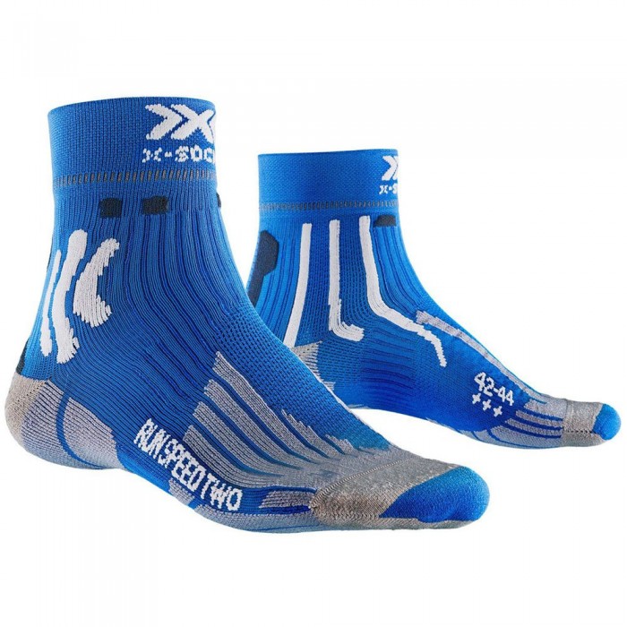 [해외]X-SOCKS Run Speed Two 4.0 양말 6140084047 Twyce Blue / Arctic White