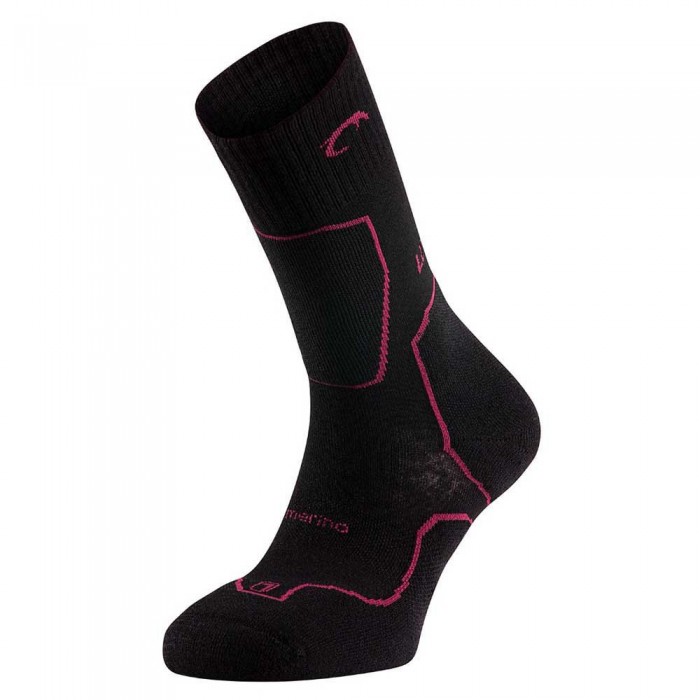 [해외]LURBEL Posets Five Half 긴 양말 4140278839 Black / Fuchsia