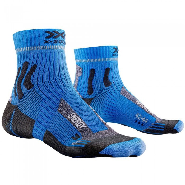 [해외]X-SOCKS Marathon Energy 4.0 양말 4140084040 Twyce Blue / Opal Black