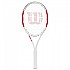 [해외]윌슨 테니스 라켓 Six.One Lite 102 12140434313 White / Red