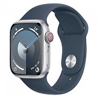 [해외]APPLE Series 9 GPS+Cellular Sport 41 mm watch 3140371492 Silver / Blue