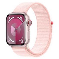 [해외]APPLE Series 9 GPS+Cellular Sport Loop 41 mm watch 1140371497 Pink / Light Pink