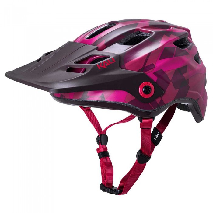 [해외]KALI PROTECTIVES Maya 3.0 Camo MTB 헬멧 1140434033 Matt Red / Burgundy