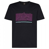 [해외]오클리 APPAREL Digi-Mountains 반팔 티셔츠 1139742510 Blackout / Ultra Purple