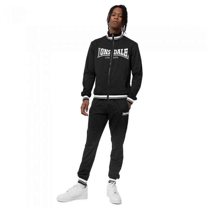 [해외]LONSDALE Poolewe 운동복 6140366845 Black / White / Grey