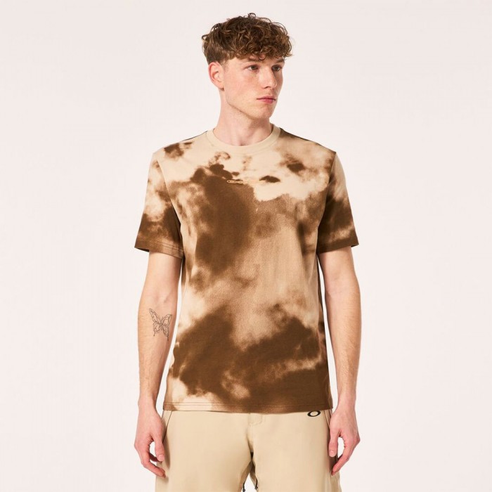 [해외]오클리 APPAREL TC Rykkinn 반팔 티셔츠 139743287 Brown Clouds Print