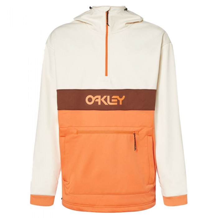 [해외]오클리 APPAREL TNP Nose Grab Softshell 후드티 139743347 Arctic White / Soft Orange