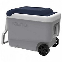 [해외]IGLOO COOLERS 바퀴가 달린 견고한 휴대용 쿨러 Maxcold 40L 4140360663 Grey / White / Blue