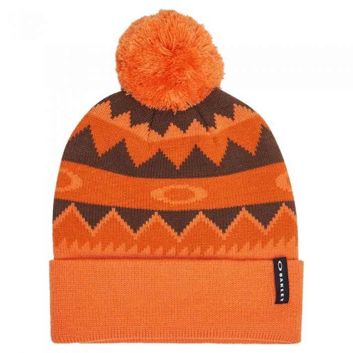 [해외]오클리 APPAREL Nordic 비니 4139742917 Orange Norway Pattern