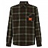 [해외]오클리 APPAREL 긴 소매 셔츠 TC Skull Flannel 4139743289 Green / Brown Check