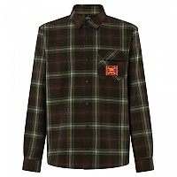 [해외]오클리 APPAREL TC Skull Flannel 긴팔 셔츠 14139743289 Green / Brown Check