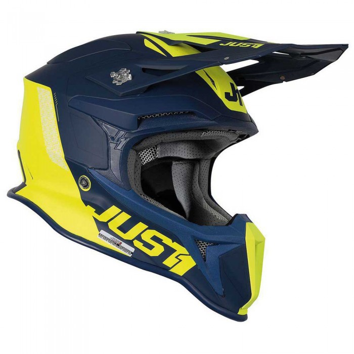 [해외]JUST1 J18 MIPS Pulsar 오프로드 헬멧 9139005763 Yellow Fluo / Blue