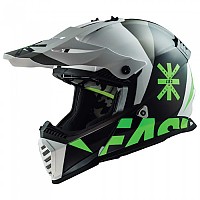 [해외]LS2 MX437 Fast Evo 헤비 오프로드 헬멧 9139368594 Black / White