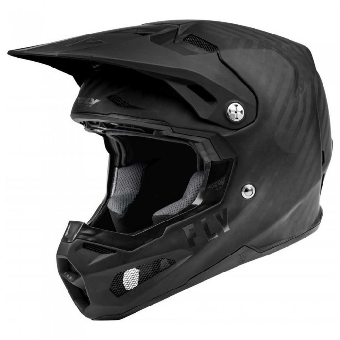 [해외]FLY RACING Formula Carbon Axon 2021 오프로드 헬멧 9138197640 Black Carbon Matt