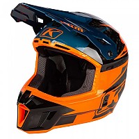 [해외]클라임 F3 Carbon 프로 오프로드 헬멧 9139796291 Striker Petrol Orange