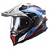 [해외]LS2 MX701 Explorer Carbon Frontier 풀페이스 헬멧 9140089303 Black / Blue