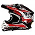 [해외]쇼에이 VFX-W Turmoil TC1 오프로드 헬멧 9140206725 Red / Silver / Black