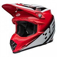 [해외]BELL MOTO Moto-9S Flex Rail 오프로드 헬멧 9140293648 Red / White