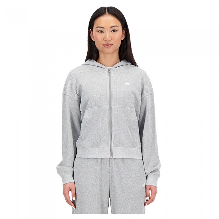 [해외]뉴발란스 Athletics Fashion 풀지퍼 스웨트셔츠 7140132122 Athletic Grey