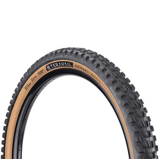 [해외]TERAVAIL Kessel Durable 60 TPI Tubeless 27.5´´ x 2.5 MTB 타이어 1140435894 Black / Tan