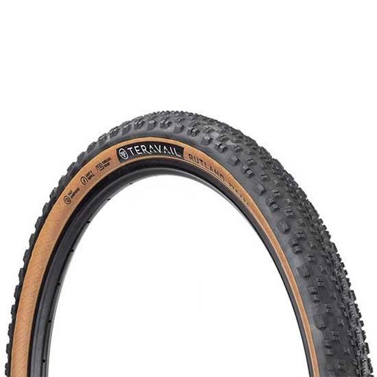 [해외]TERAVAIL Rutland Light And Supple 60 TPI Tubeless 27.5´´ x 2.1 MTB 타이어 1140435909 Black / Tan