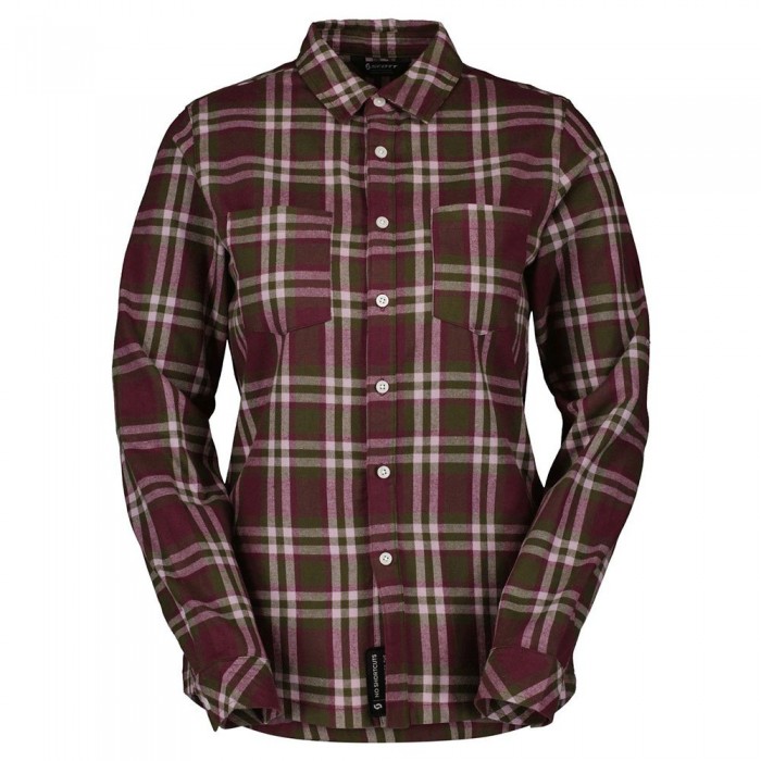 [해외]스캇 Flannel 긴팔 셔츠 1140163524 Fir Green / Wild Red