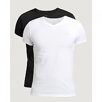 [해외]간트 901002118 반팔 V넥 티셔츠 140415636 Black / White