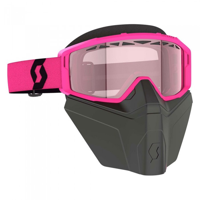 [해외]스캇 Primal Safari Facemask Snowmobile 오프로드 고글 5140331045 Pink / Black