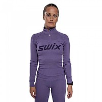 [해외]SWIX 하프 지퍼 티셔츠 RaceX 메리노 5139779365 Dusty purple