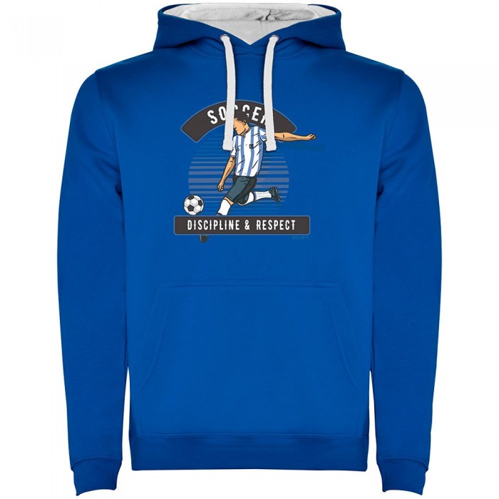 [해외]KRUSKIS Soccer Discipline Two-Colour 후드티 3140484226 Royal Blue / White